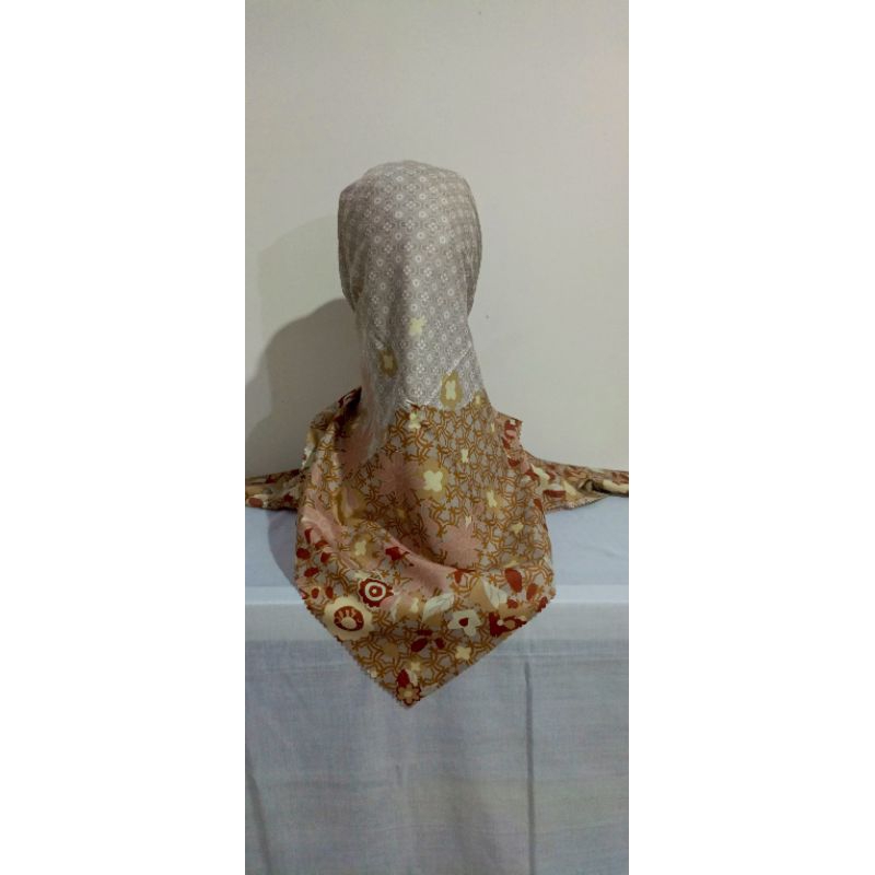 paket hemat azara hijab dapat 10 logo print/hijab segiempat isi 10/logo printing
