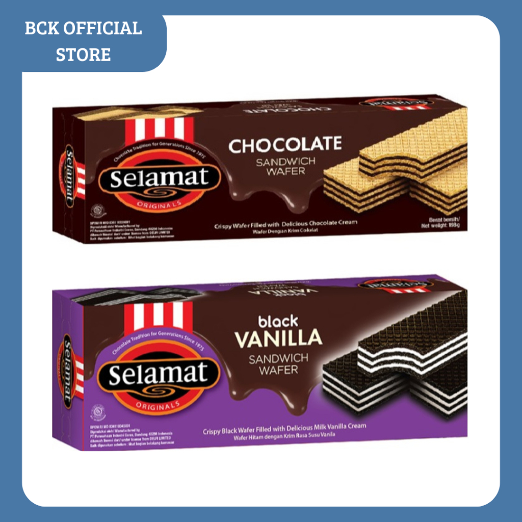 

SELAMAT SANDWICH WAFER CREAM BOX 145gr ALL VARIAN