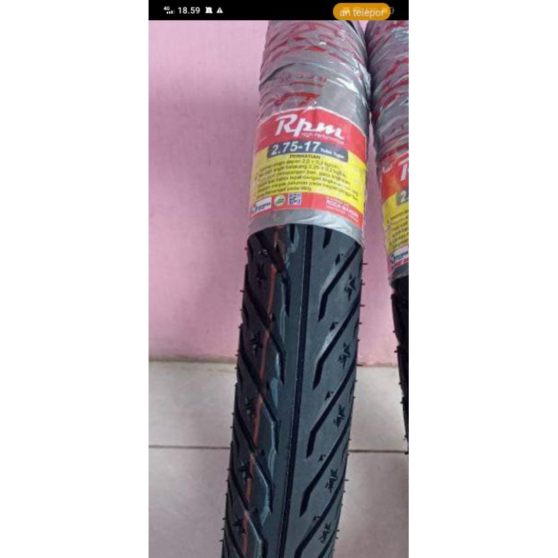 ban RPM standart motor bebek 275/17 ban belakang