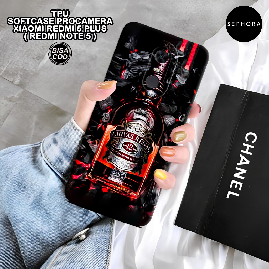 Case XIAOMI Redmi 5 Plus ( Note 5 ) - Fashion Case Minuman - Softcase Redmi 5 Plus ( Note 5 ) - Case