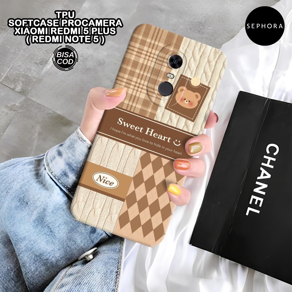 Case XIAOMI Redmi 5 Plus ( Note 5 ) - Fashion Case Lucu - Softcase Redmi 5 Plus ( Note 5 ) - Case Pr