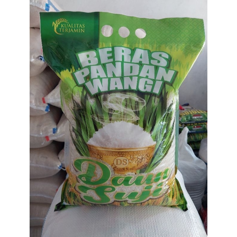 

Beras Premium Daun Suji Asli 5kg Pulen Enak Murah