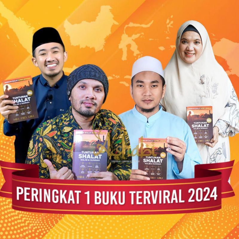 Best Seller Buku Original Tuntutan Sholat Wajib Dan Sholat Sunnah Sesuai Syariat Nabi Muhammad Saw (