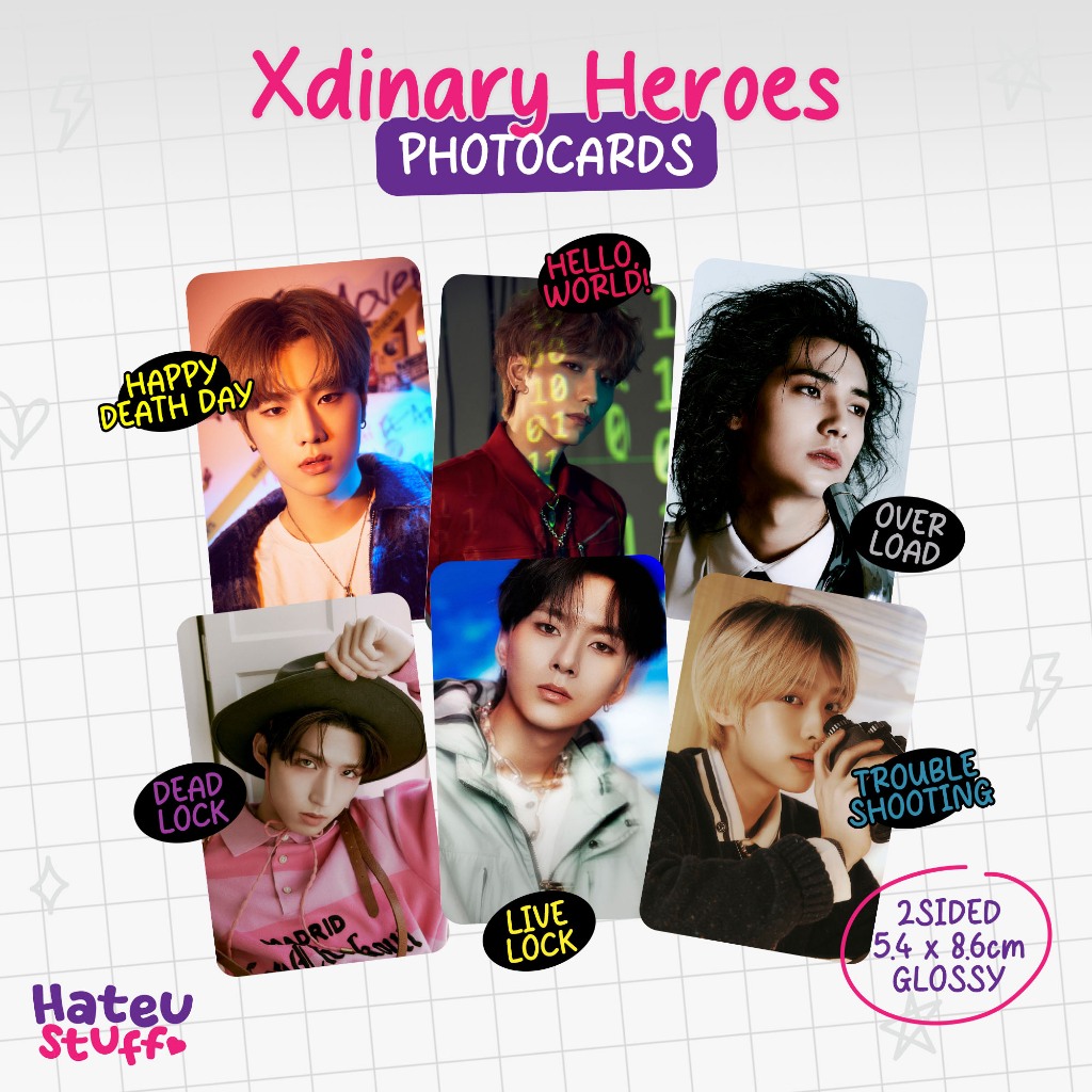 [all-in 1/2] Xdinary Heroes Unofficial Photocard Troubleshooting, Livelock, Deadlock, Overload, Hell
