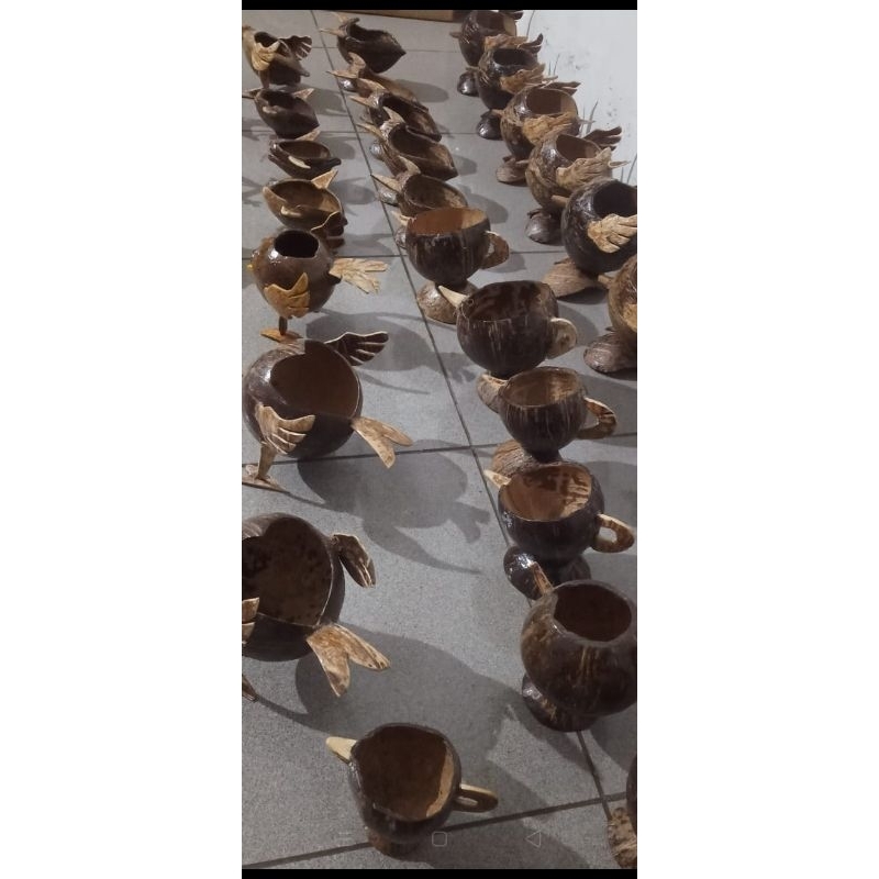 asbak batok kelapa unik cantik
