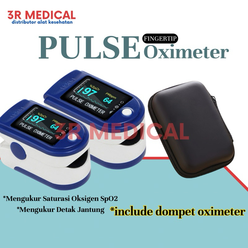 pulse oximeter / set oximeter dengan dompet oximeter / dompet oximeter / package oximeter / set oksi