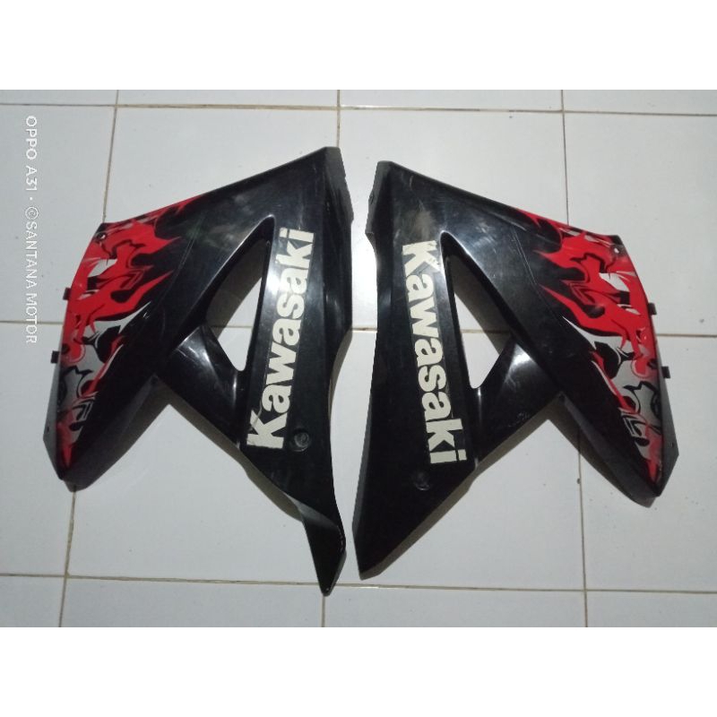 sambungan fairing bawah 1set undercowl ninja rr new krr original