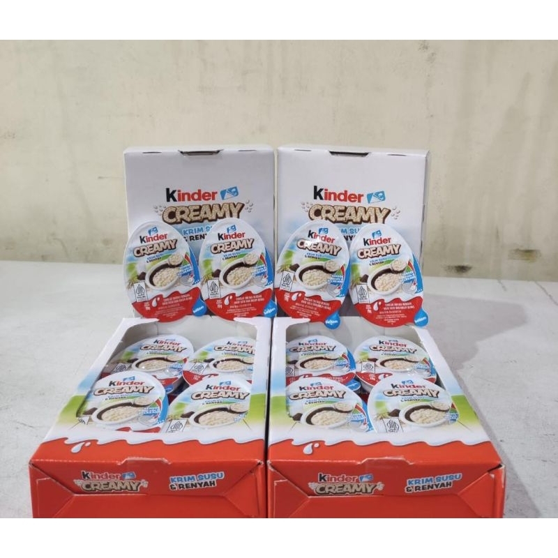 

MURAH Kinder Creamy 1 Pack isi 12pcs Uk 19gr