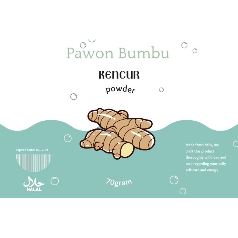 

kencur powder / bubuk