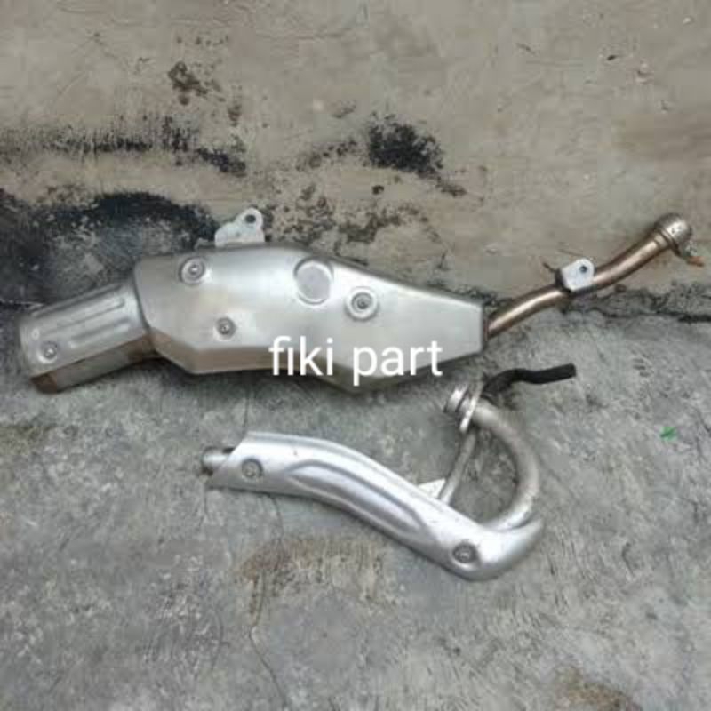 knalpot kawasaki klx 150l 2014 2015 original knalpot klx 150 knalpot klx 150cc