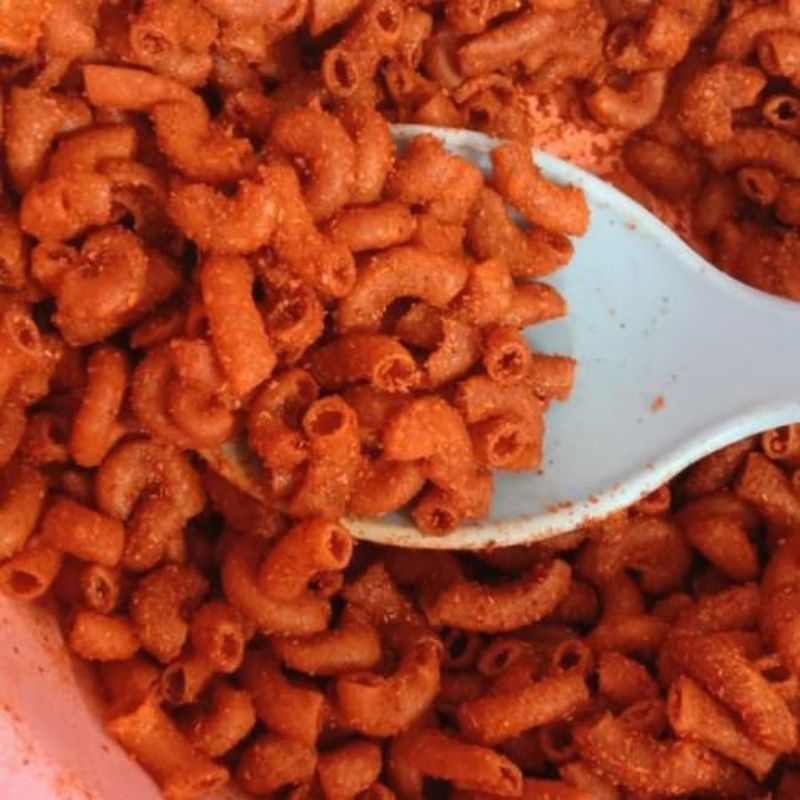 

Makaroni bantet pedas dan ekstra pedas cemilan toples 250 gram