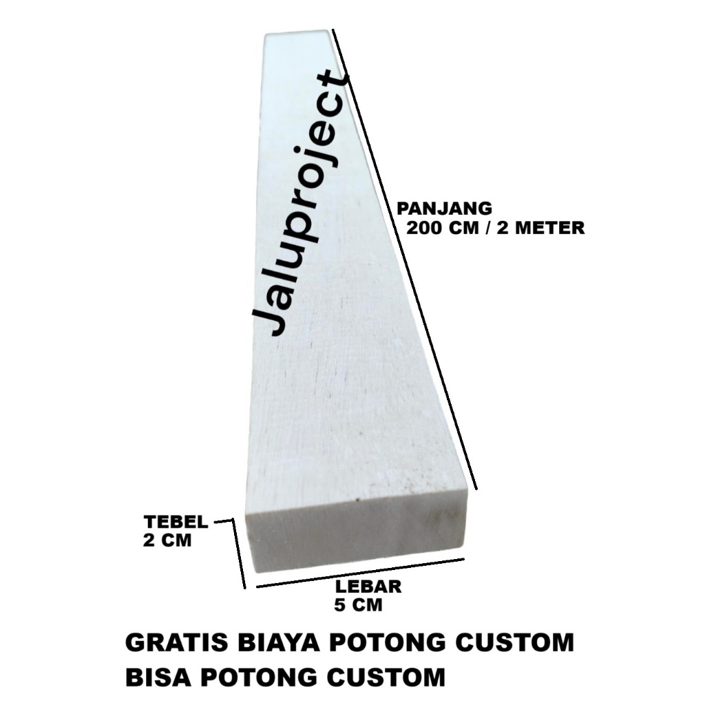 List Kayu Reng 2x5 cm Panjang 2 Meter Sudah Serut Dan Amplas Halus Reng Kayu Murah