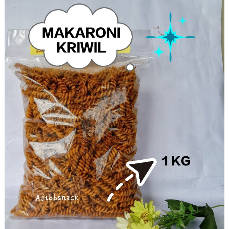 

Makaroni KRIWL SPIRAL URIL bantet kemasan 1Kg(daun jeruk)