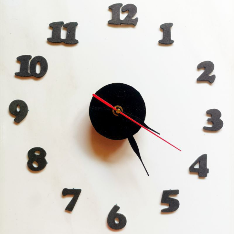 Jam dinding analog tempel di dinding jam tempel hias tembok jam hias tembok jam estetik dekorasi rua