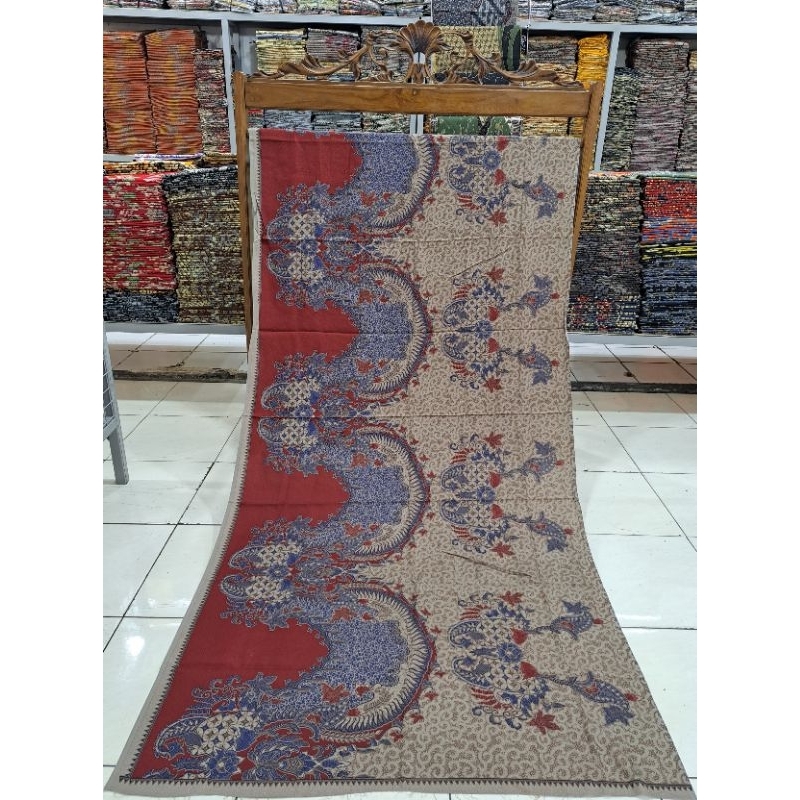 Kain Batik Solo / Bahan Dobby Printing / Bahan Baju Meteran
