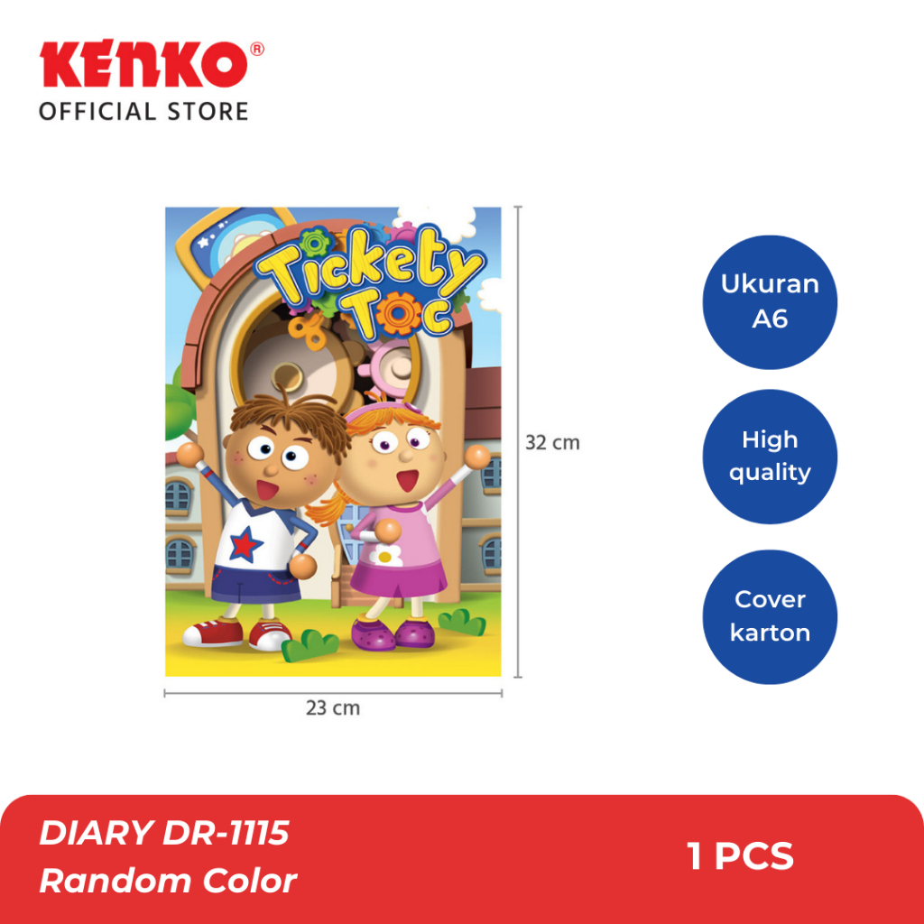 

DIARY DR-1115 / Buku Catatan Random Color KENKO