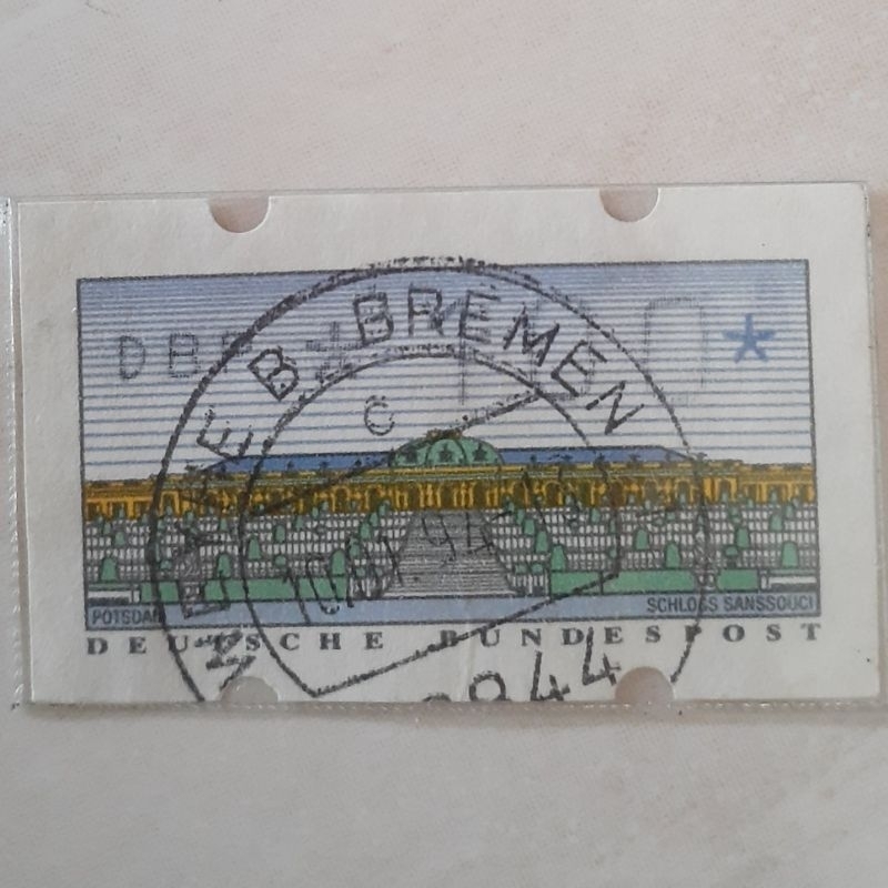 

Perangko Jerman ATM Labels (Castle Sanssouci, DBP bold) Tahun 1993