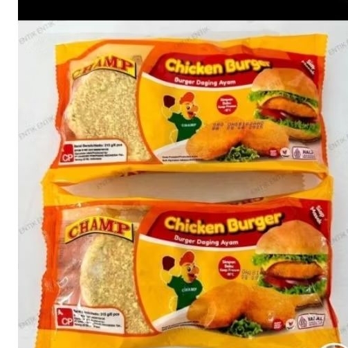 

CHAMP CHICKEN BURGER ISI 6