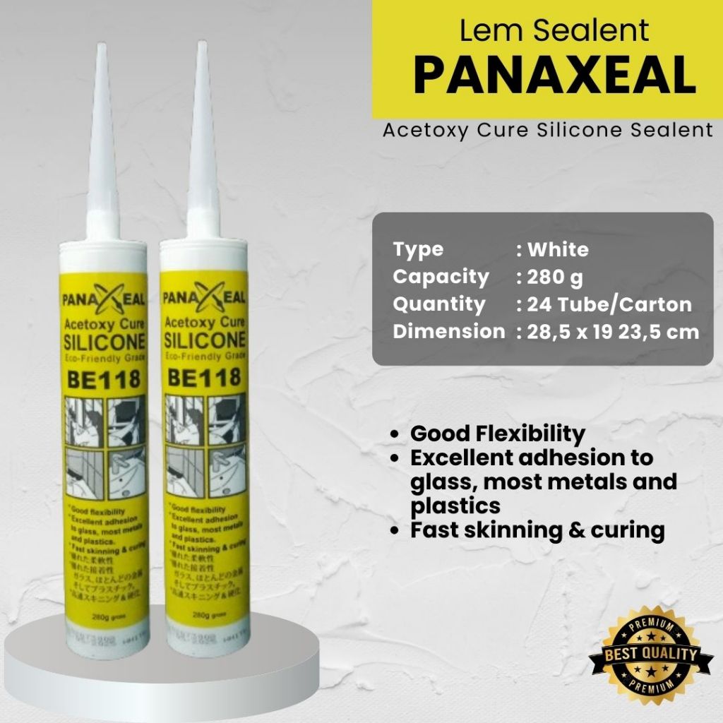 Lem Sealent Panaxeal | Lem Kaca | Lem Sealent Murah