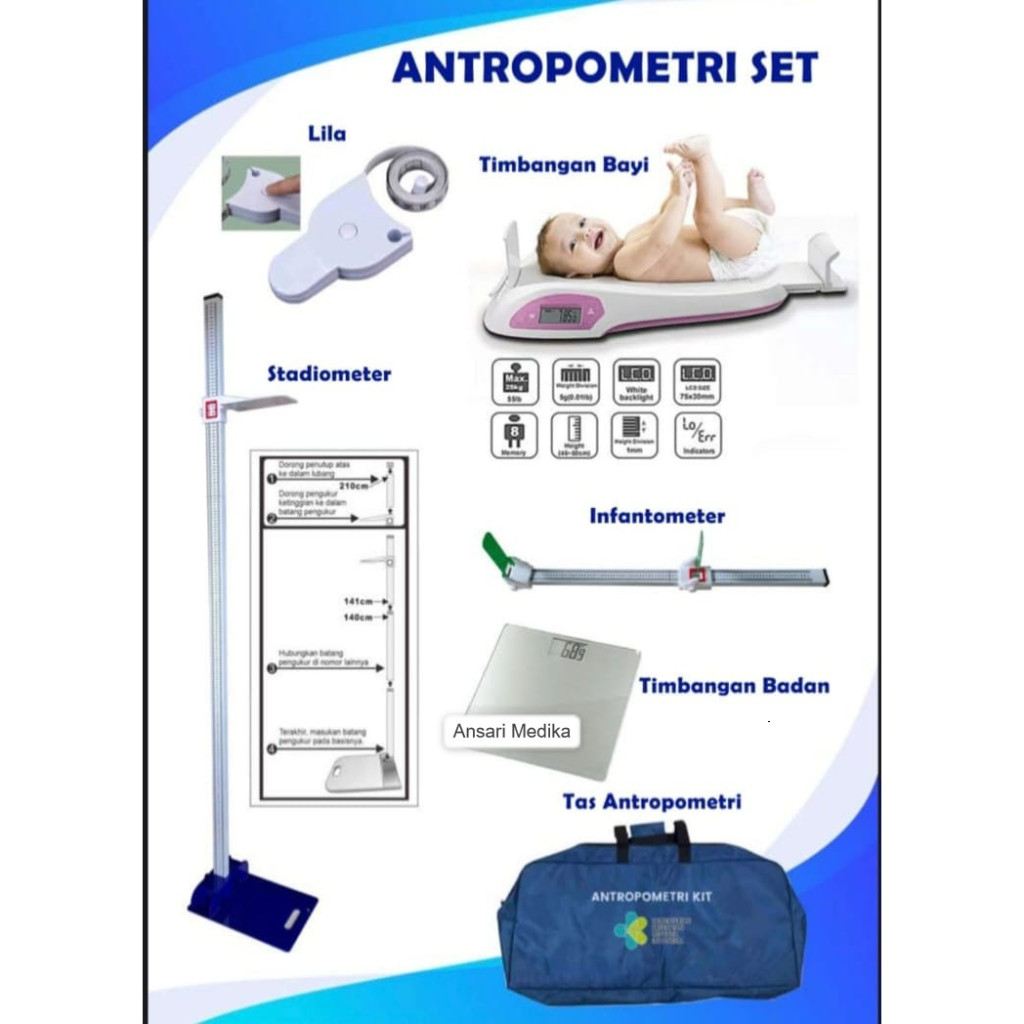 ANTROPOMETRI KIT SET POSYANDU KIT