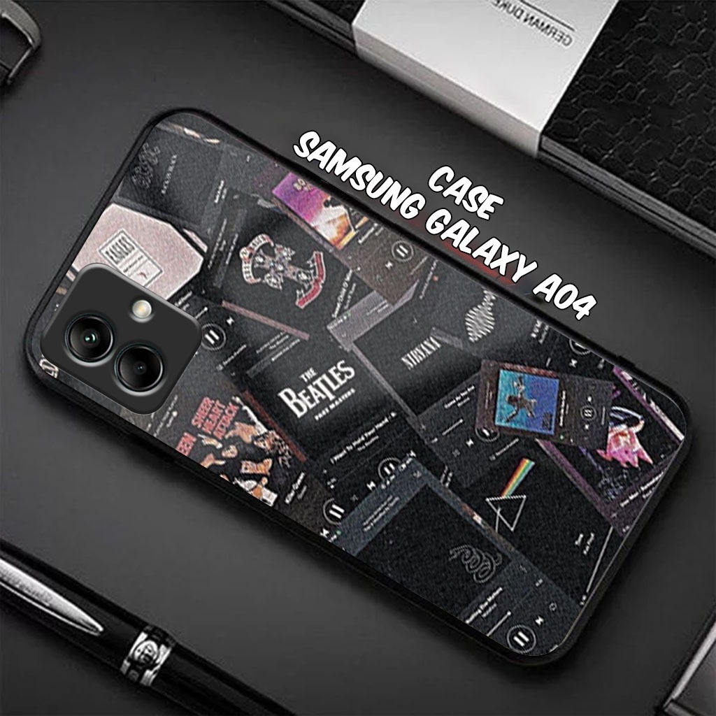 KK02 Case glossy kilau Samsung Galaxy A04 - ALL TYPE SMARTPHONE - Case Bermotif Aesthetic Bisa Reque
