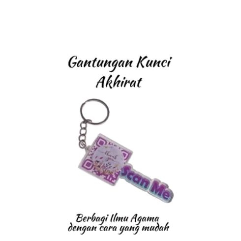 GANTUNGAN KUNCI QR CODE AKRILIK ISLAM