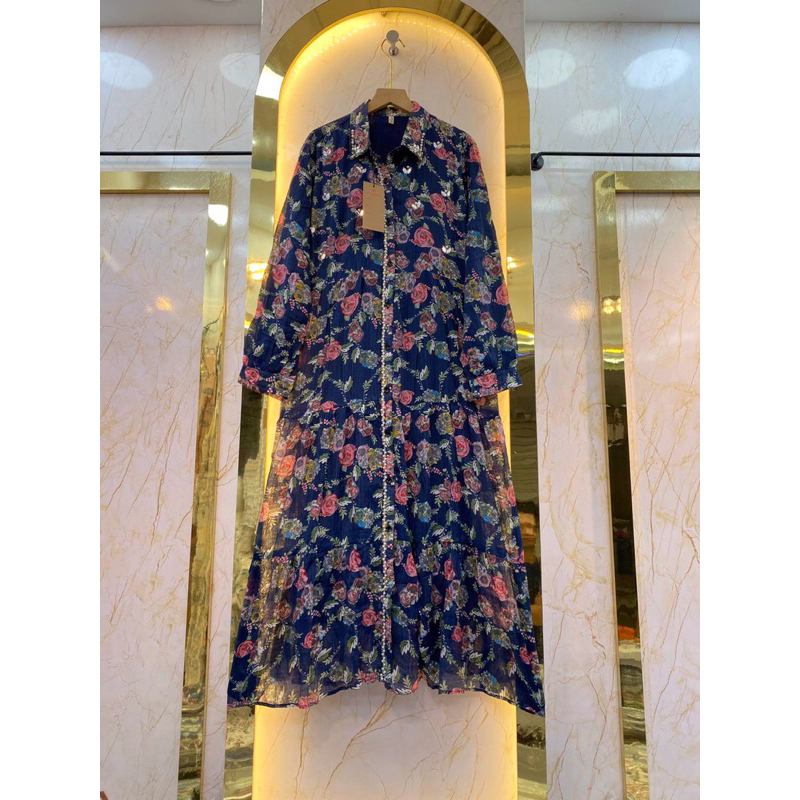 Midi dress tunik gamis dress pantai dress panjang dress bangkok dress impor dress korea dress payet