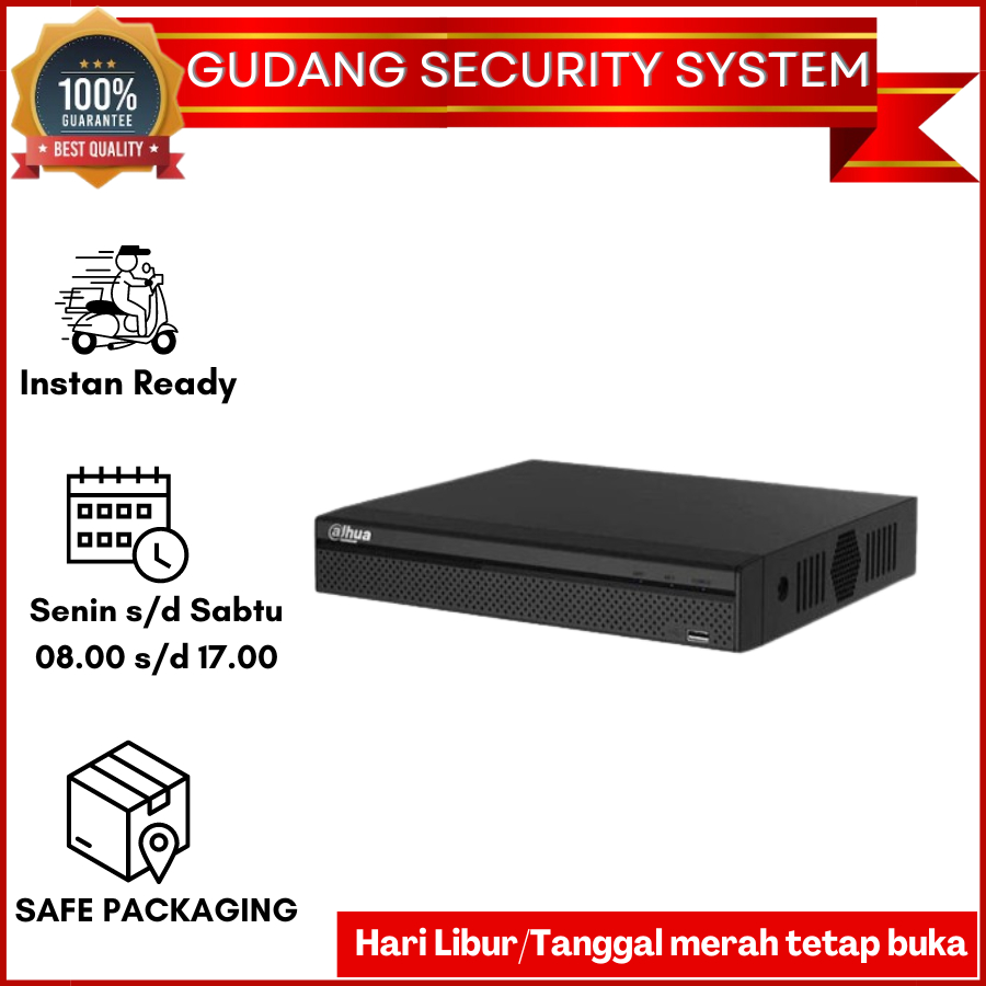 DAHUA NVR 4 Channel Support IPCamera/ONVIF IPCamera