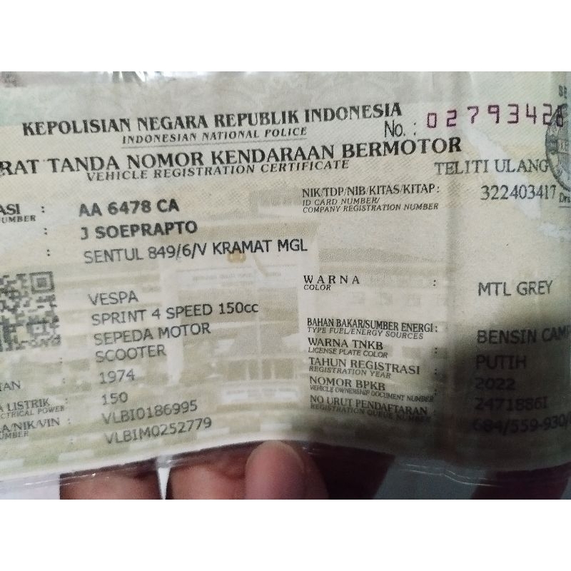 dokumen vespa sprint 74
