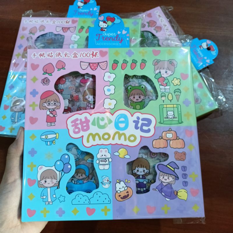 

Stiker MOMO Rainbow 100pcs/box