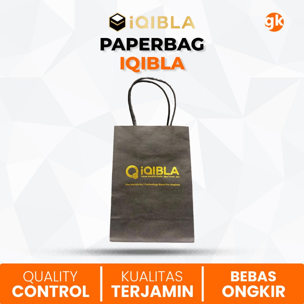 

Paperbag IQIBLA Pembungkus Kemasan Tas Kado