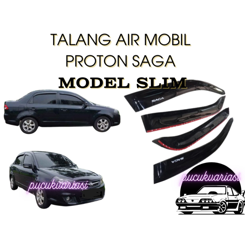 talang air mobil Proton Saga model slim