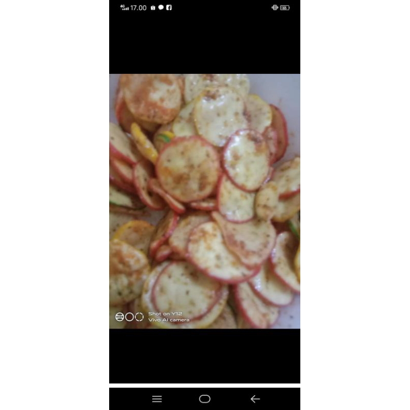 

seblak kering kerupuk bawang daun jeruk pedas 250 gram