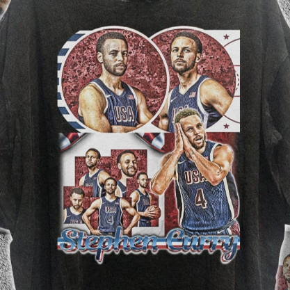 USA Olympic Gold Medal Team Tshirt, Stephen Curry Shirt, Stephen Curry Olympic Graphic Design Tees