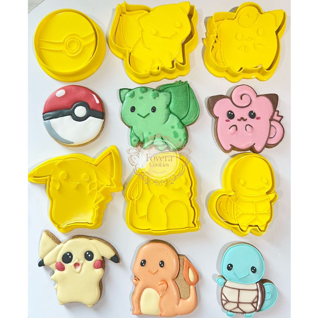 (satuan) POKEMON COOKIE / Fondant / Clay Cutters