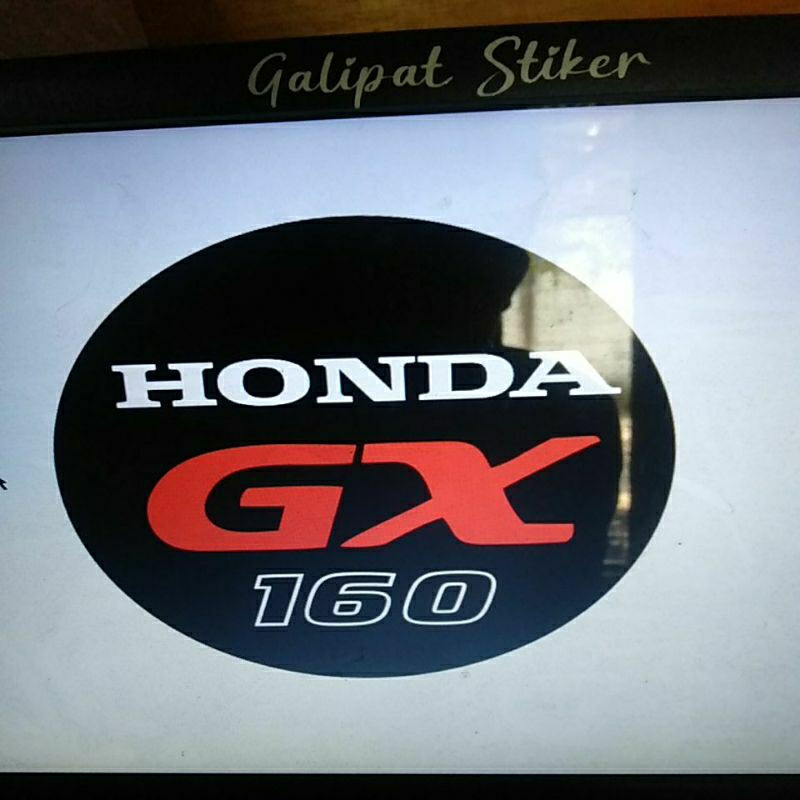 

stiker gx 160 ukuran 6,5x6,5