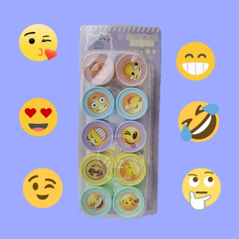 

Stempel Reward Set Isi 6 pcs | Stempel Emoji Set Isi 6 pcs| SCB1 Trezurs