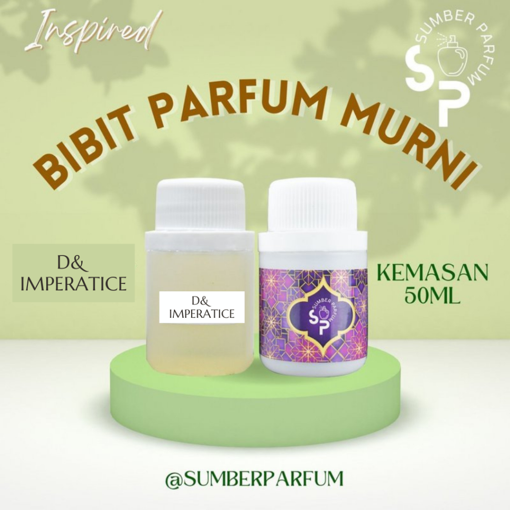 Bibit parfum inspired D&G Imperactice | Bibit Parfum Branded | Bibit Original | minyak wangi | Parfu
