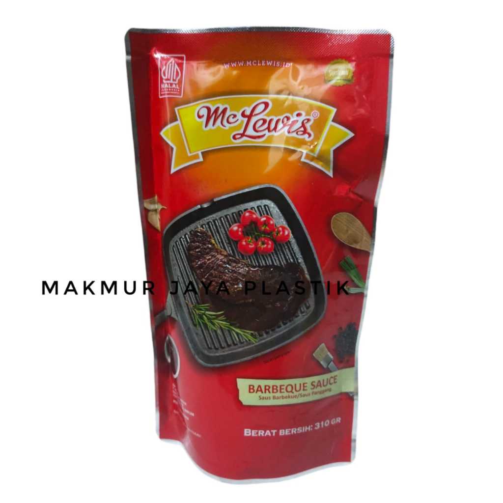 

Mc Lewis Barbeque Sauce / Saus Panggang kemasan Pouch