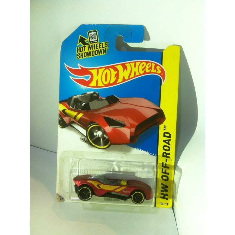 Hot Wheels. 2014 HW Off-Road Stunt Circuit Series - 104. Carbonic. Anodized Dark Red by MATTEL