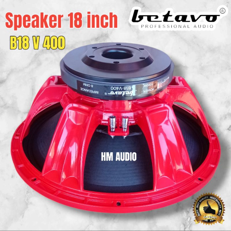 SPEAKER 18 inch BETAVO PROFESSIONAL SPEAKER BETAVO B18V400 18 inch