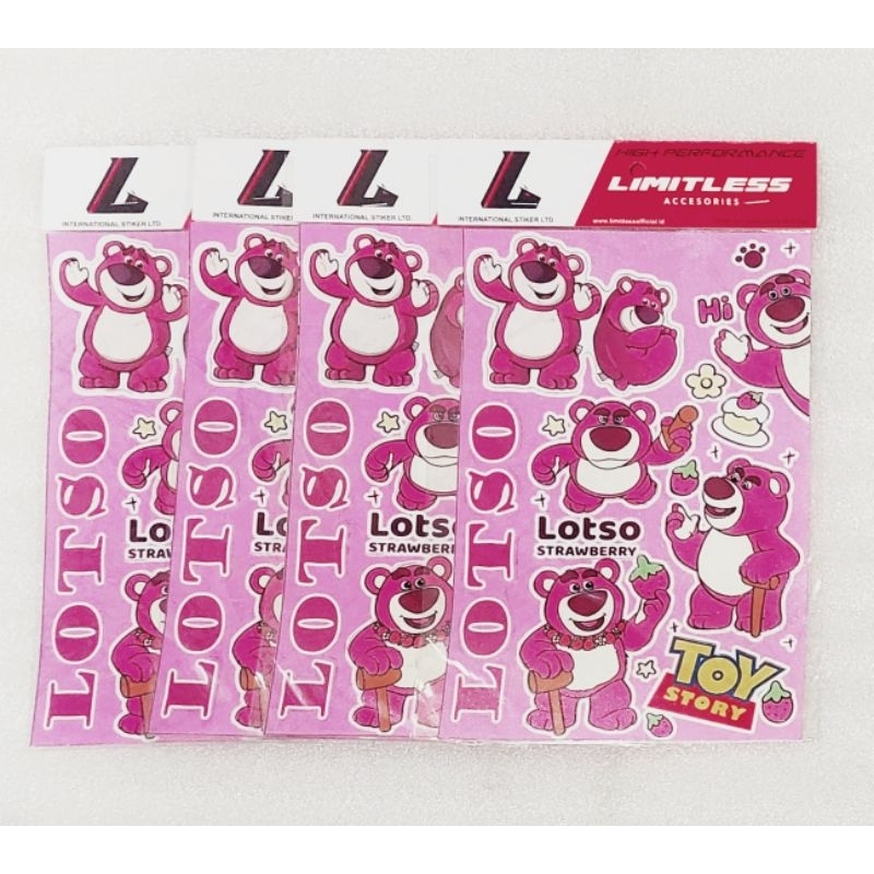 

stiker super clear Lotso