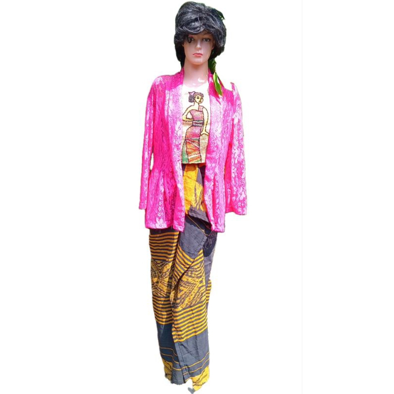 Kebaya brokat pink joran