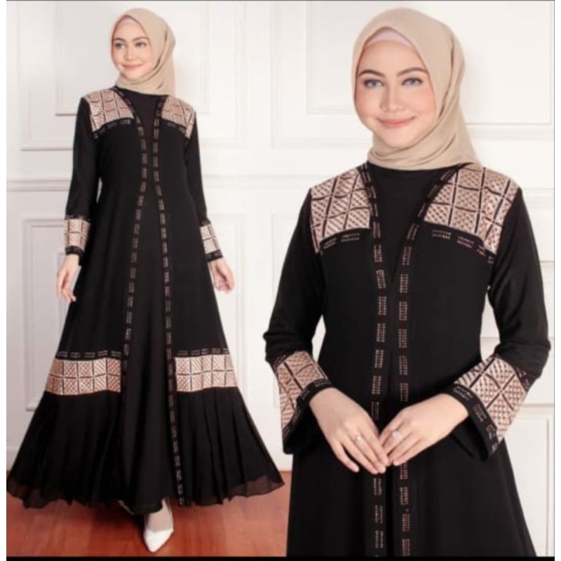 abaya hitam/gamis arab/gamis hitam