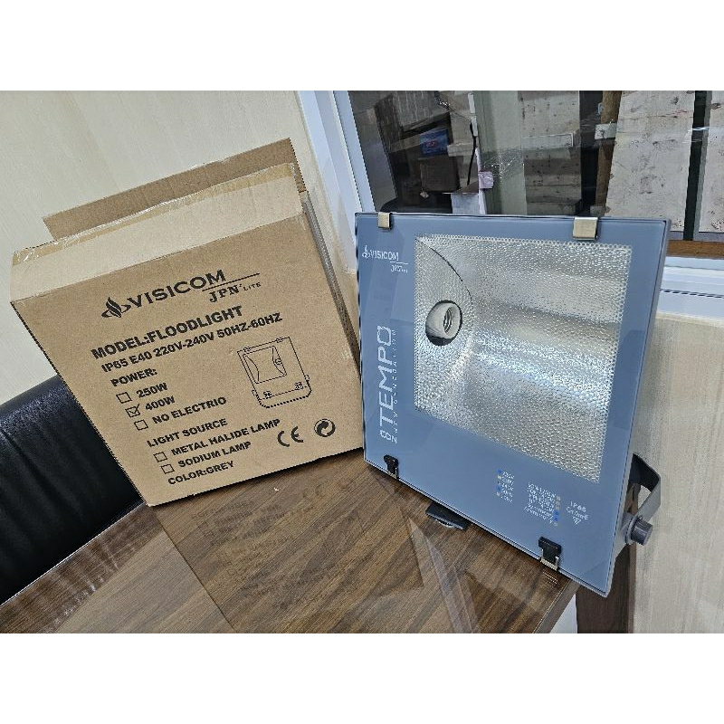 Kap lampu sorot hpit 400 watt visicom ex contempo (kap kosong visicom)