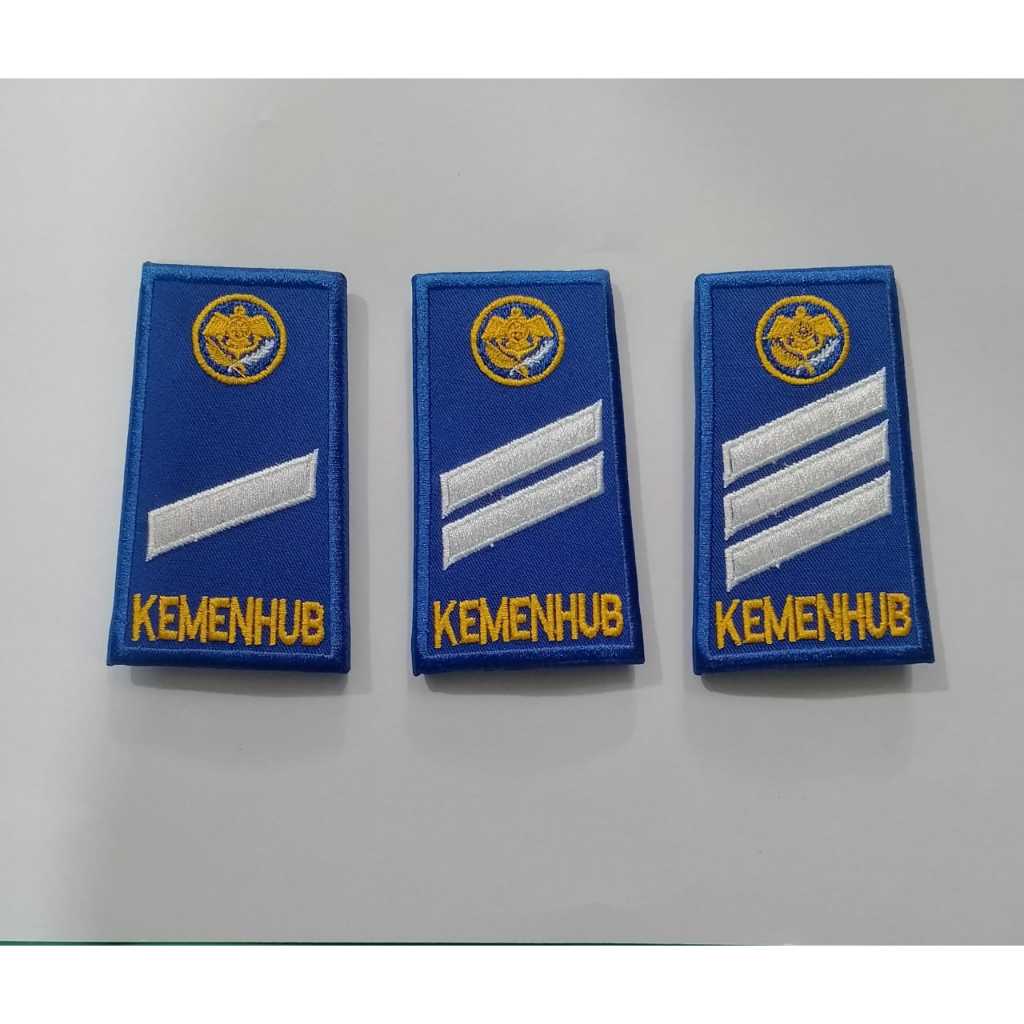 PANGKAT HONORER KEMENHUB LOGO  Bordir - Pangkat Honorer Kemenhub Bordir Logo