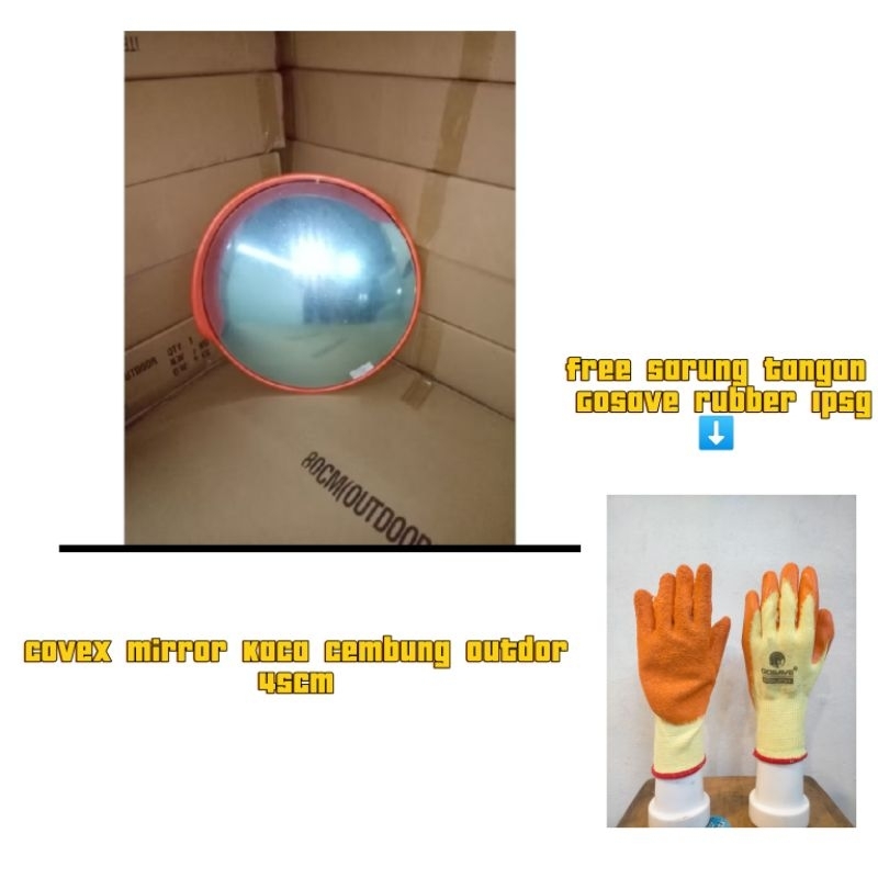 CONVEX MIRROR 45CM KACA CEMBUNG