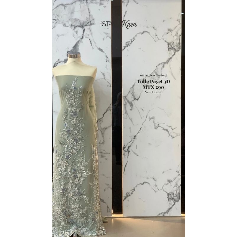 Tulle Payet 3D | Tulle Payet 3D | Payet 3D | Tulle Payet | 3D Flower -ISTANAKAEN