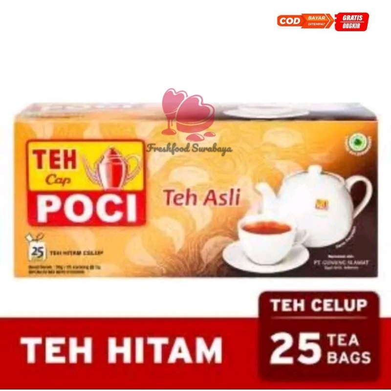 

Teh poci celup asli 1box isi 25bungkus