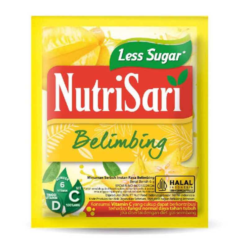 

NUTRISARI Belimbing Renceng Isi 10